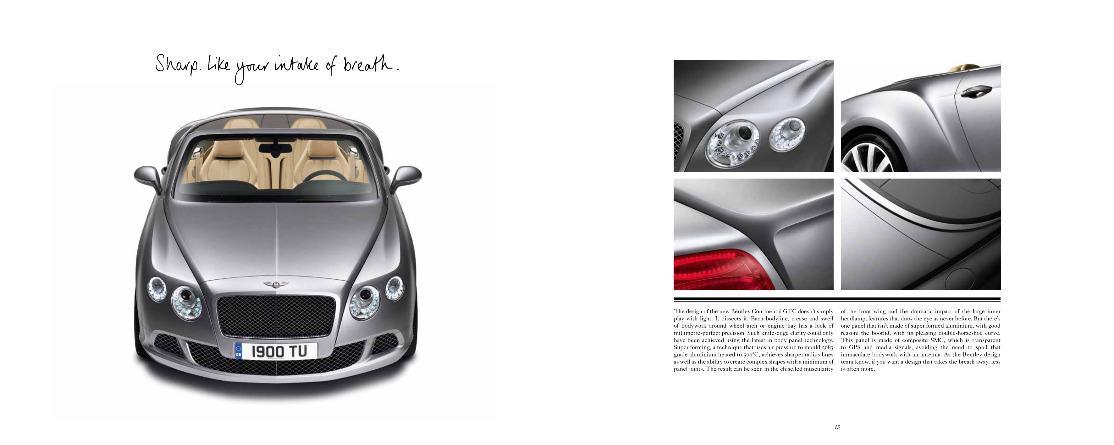 2012 Bentley Continental GTC Brochure Page 35